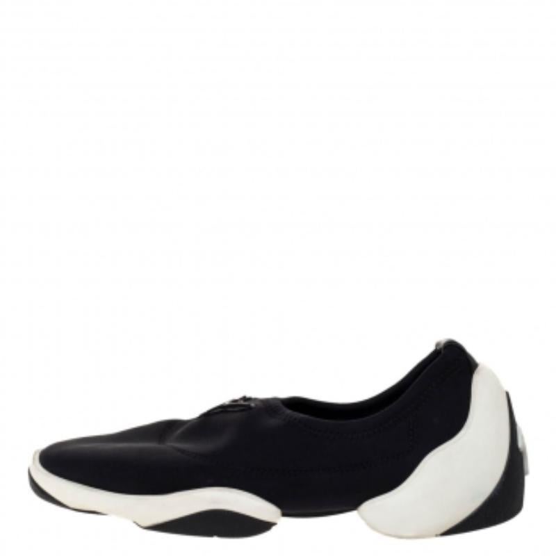 Giuseppe Zanotti Schwarze leichte Neopren-Turnschuhe aus Neopren Größe 35.5 Damen im Angebot