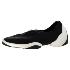 Giuseppe Zanotti Black Neoprene Light Jump Sneakers Size 35.5