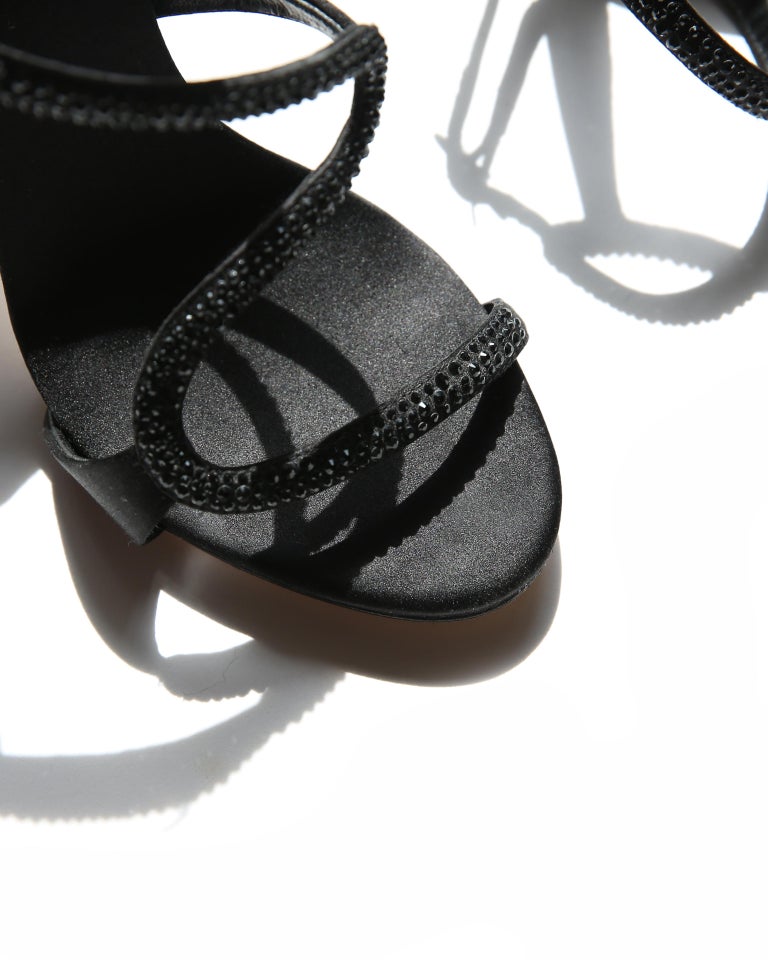 Sandales Giuseppe Zanotti Taille 7.5 M - Daum Cristal Swarovski - Neuf Dans Boîte !!