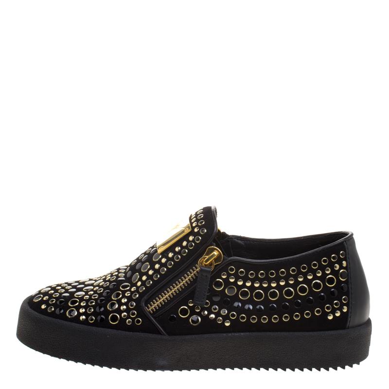 Escarpins Giuseppe Zanotti Gary Slip-on - Blanc - Taille EU 27 - Neuf Avec Boîte - Cuir Italien