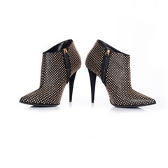Giuseppe Zanotti, Black studded ankle boots.