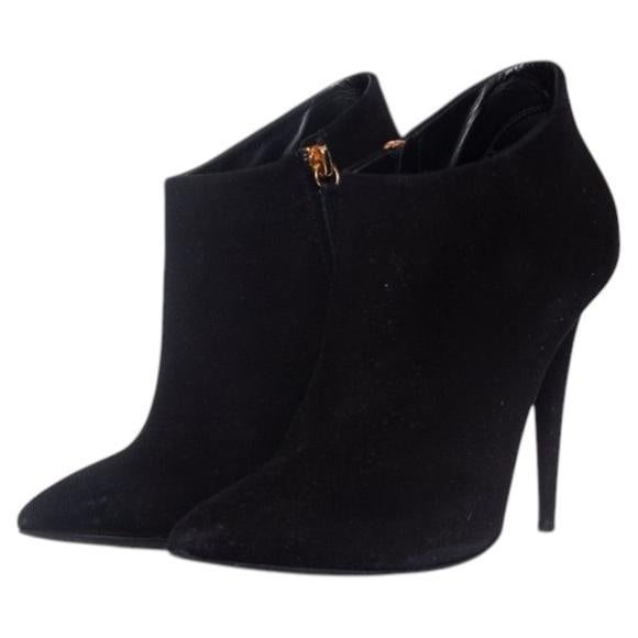 Giuseppe Zanotti, black suede ankle boots
