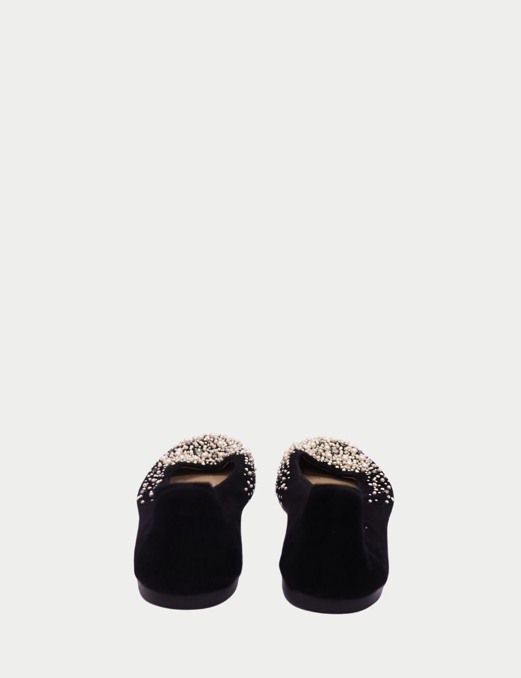 Nero Giuseppe Zanotti Ballerine in pelle scamosciata nera - EU 37 in vendita