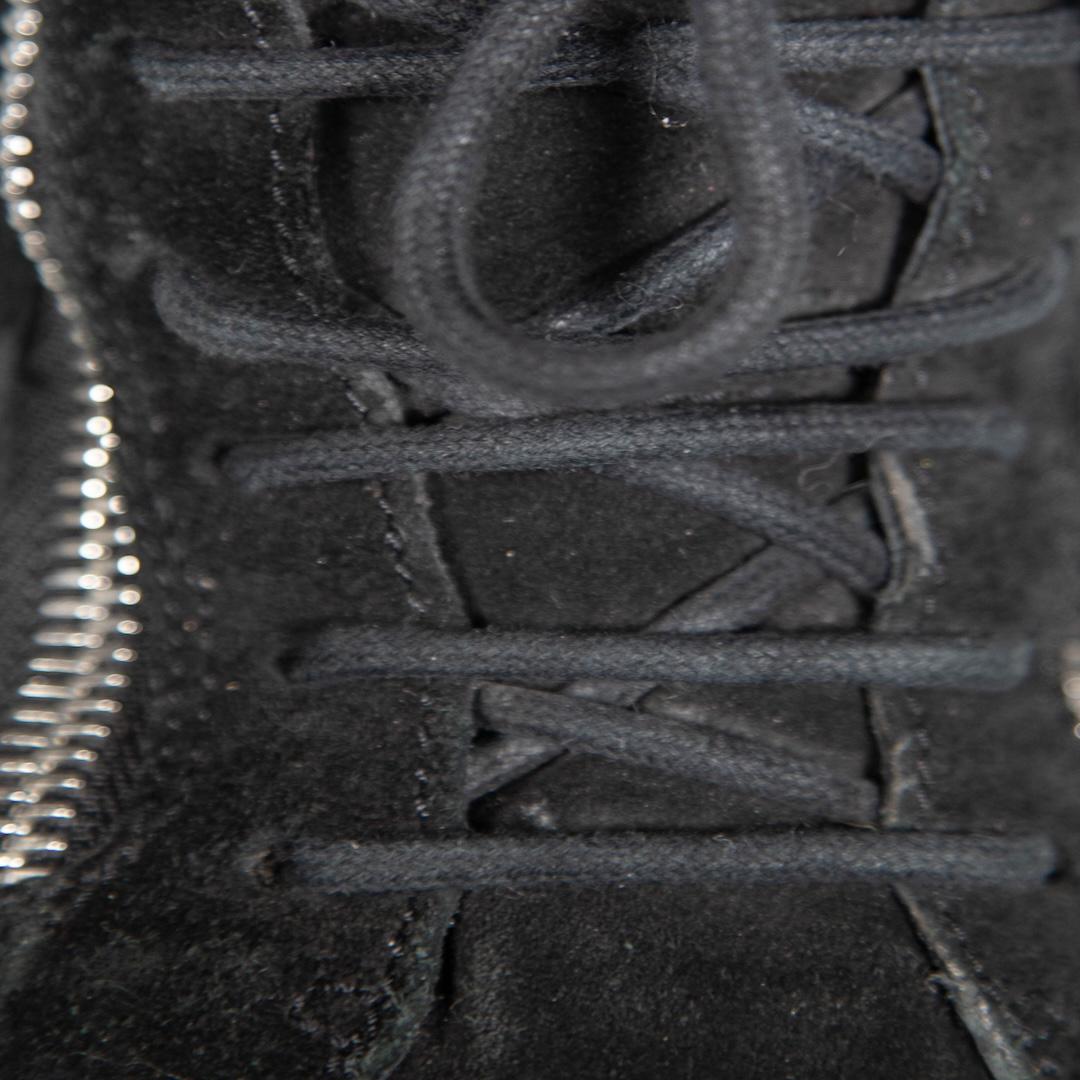 Giuseppe Zanotti Black Suede High-Top Trainers Size IT 37.5 For Sale 1