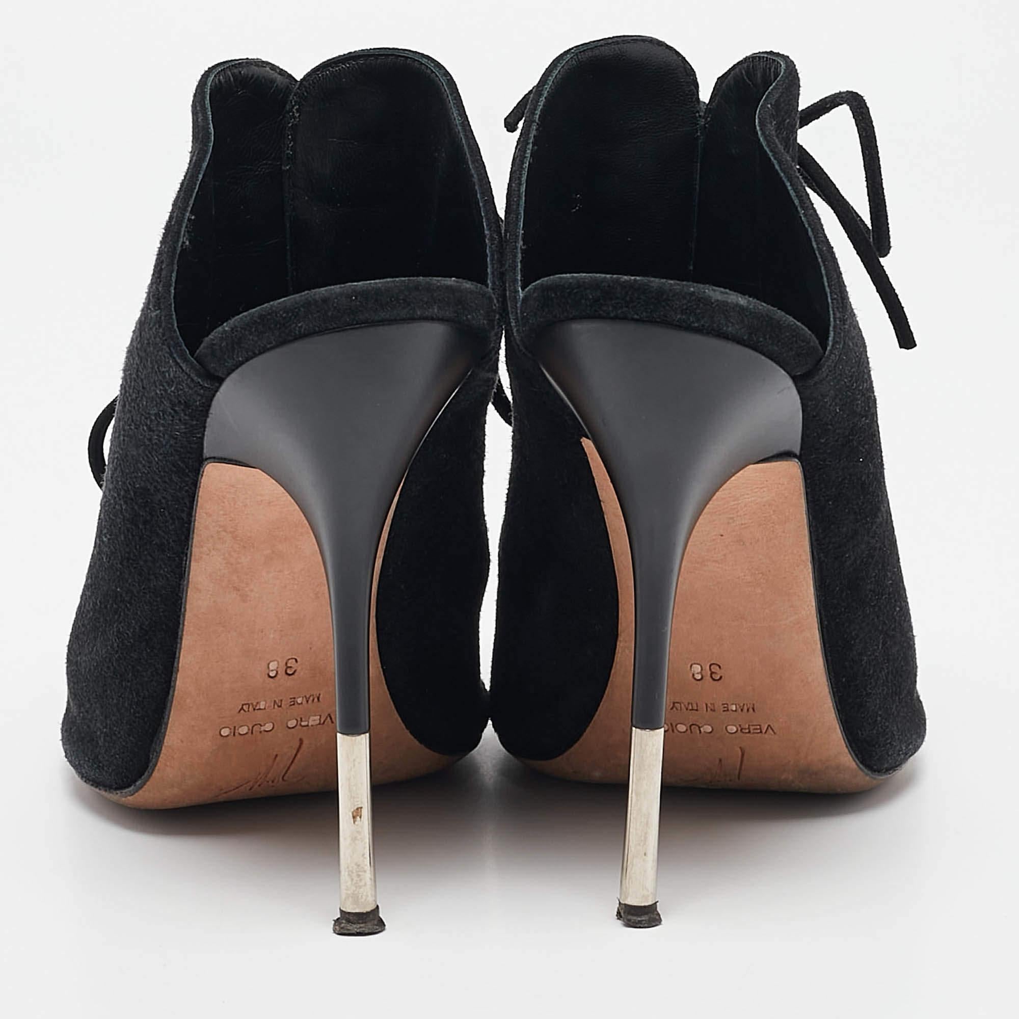 Giuseppe Zanotti Black Suede Mules Size 38 For Sale 1