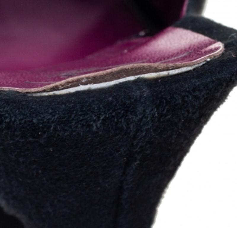 Giuseppe Zanotti Schwarze Pantoletten aus Wildleder mit offener Zehe Größe 40,5 im Angebot 2