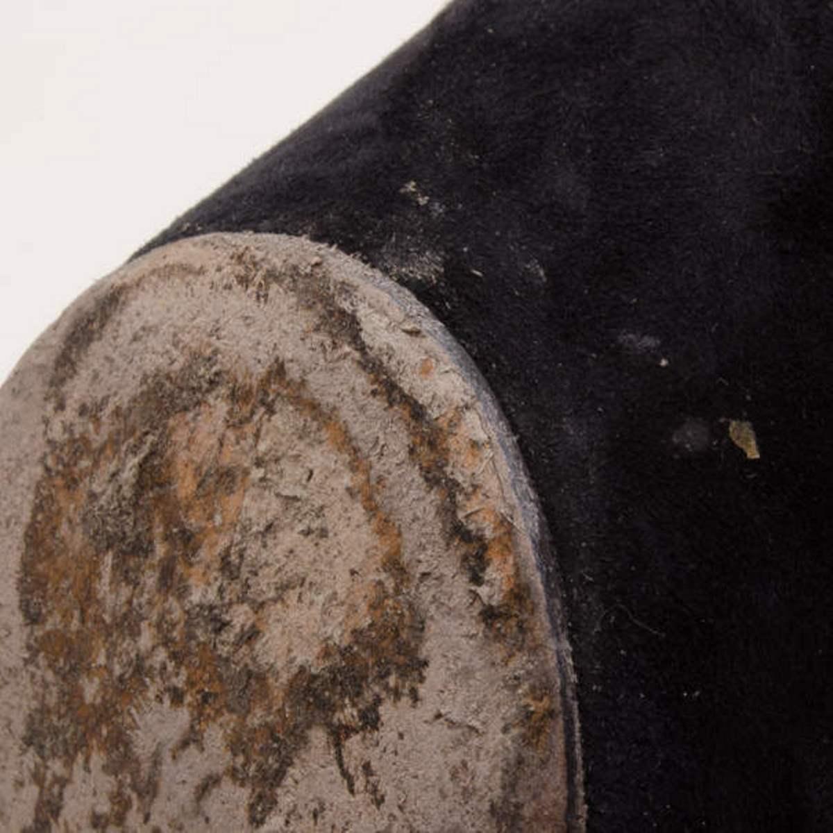 Giuseppe Zanotti Black Suede Platform Sandals Size 41 For Sale 8