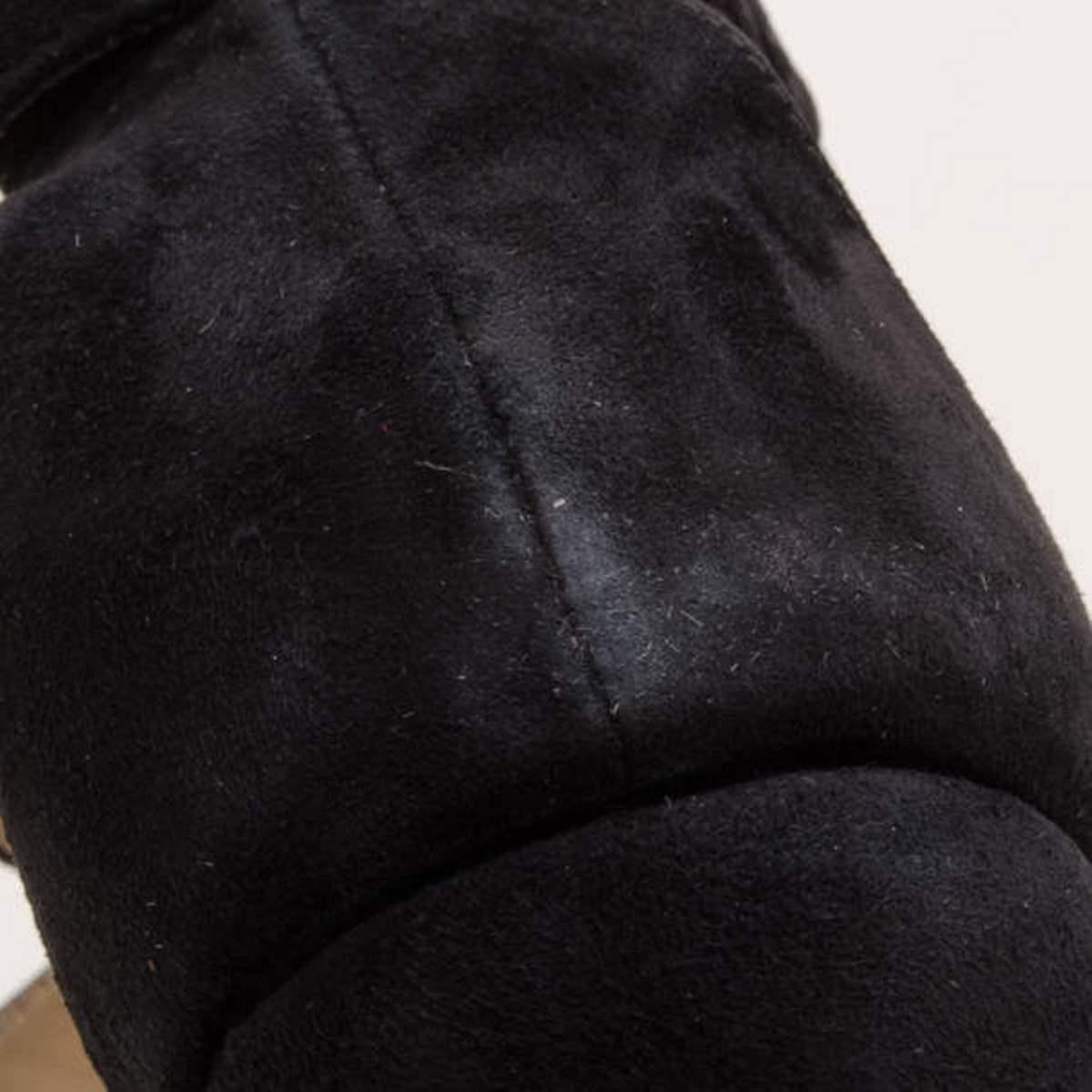 Giuseppe Zanotti Black Suede Platform Sandals Size 41 For Sale 5