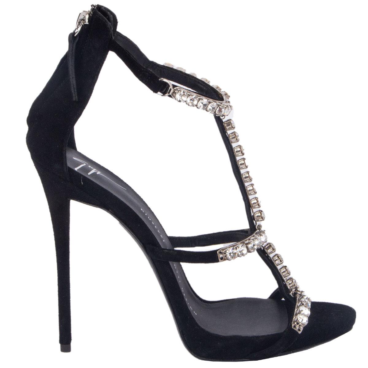 GIUSEPPE ZANOTTI black Swarovski Stiletto Heels Shoes 37 For Sale at  1stDibs | giuseppe zanotti black heels, giuseppe zanotti heels black, black  giuseppe heels