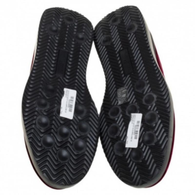 Giuseppe Zanotti Burgundy Velvet Slip On Sneakers Size 42 For Sale 2