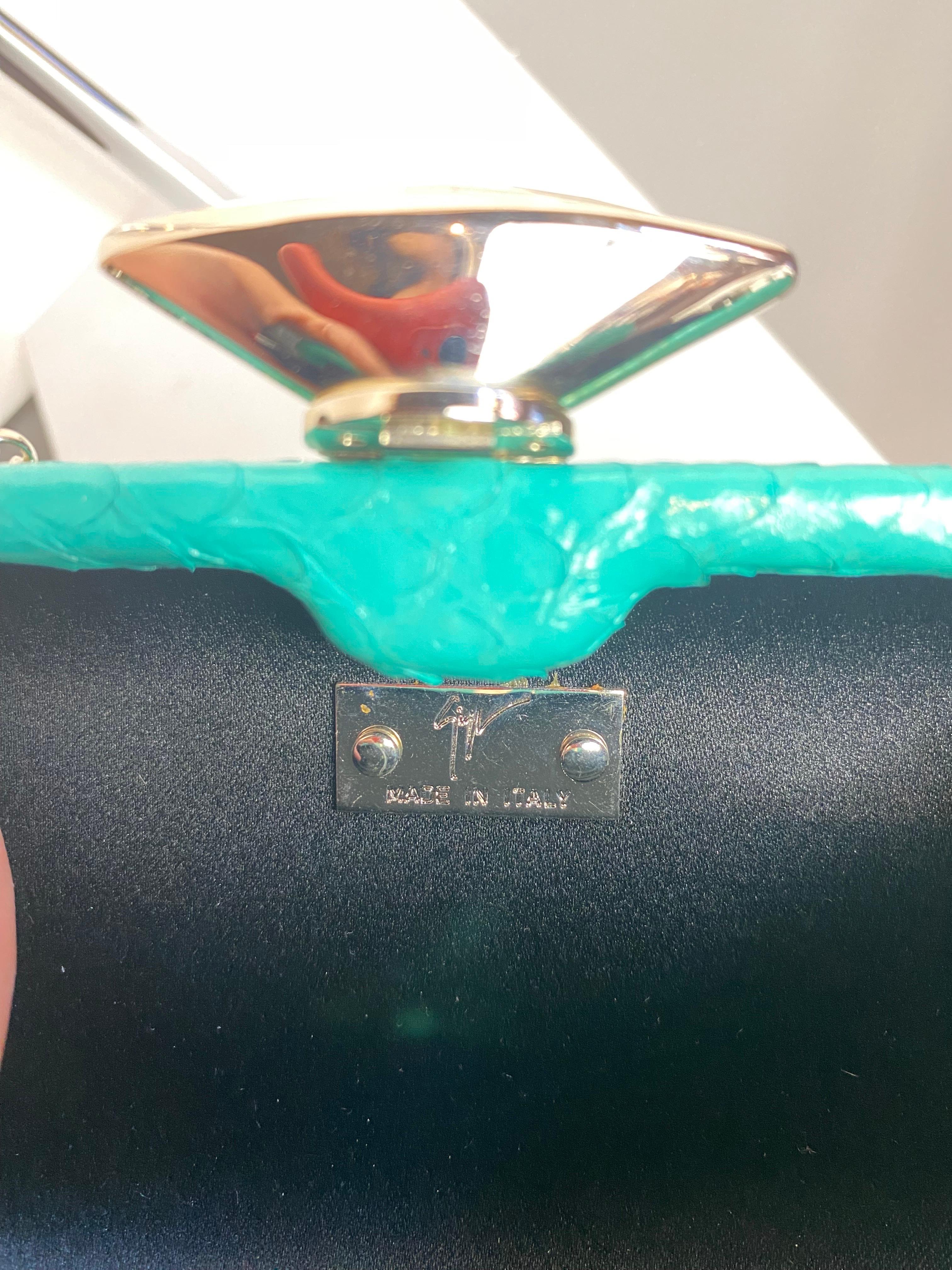 Giuseppe Zanotti clutch bag. For Sale 2