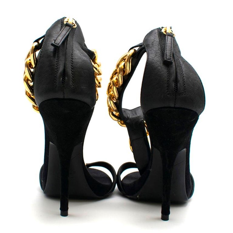 Escarpin Giuseppe Zanotti Colline 110 - Talon Aiguille 4 Pouces - Taille 39 (US 8) Marron Cuir