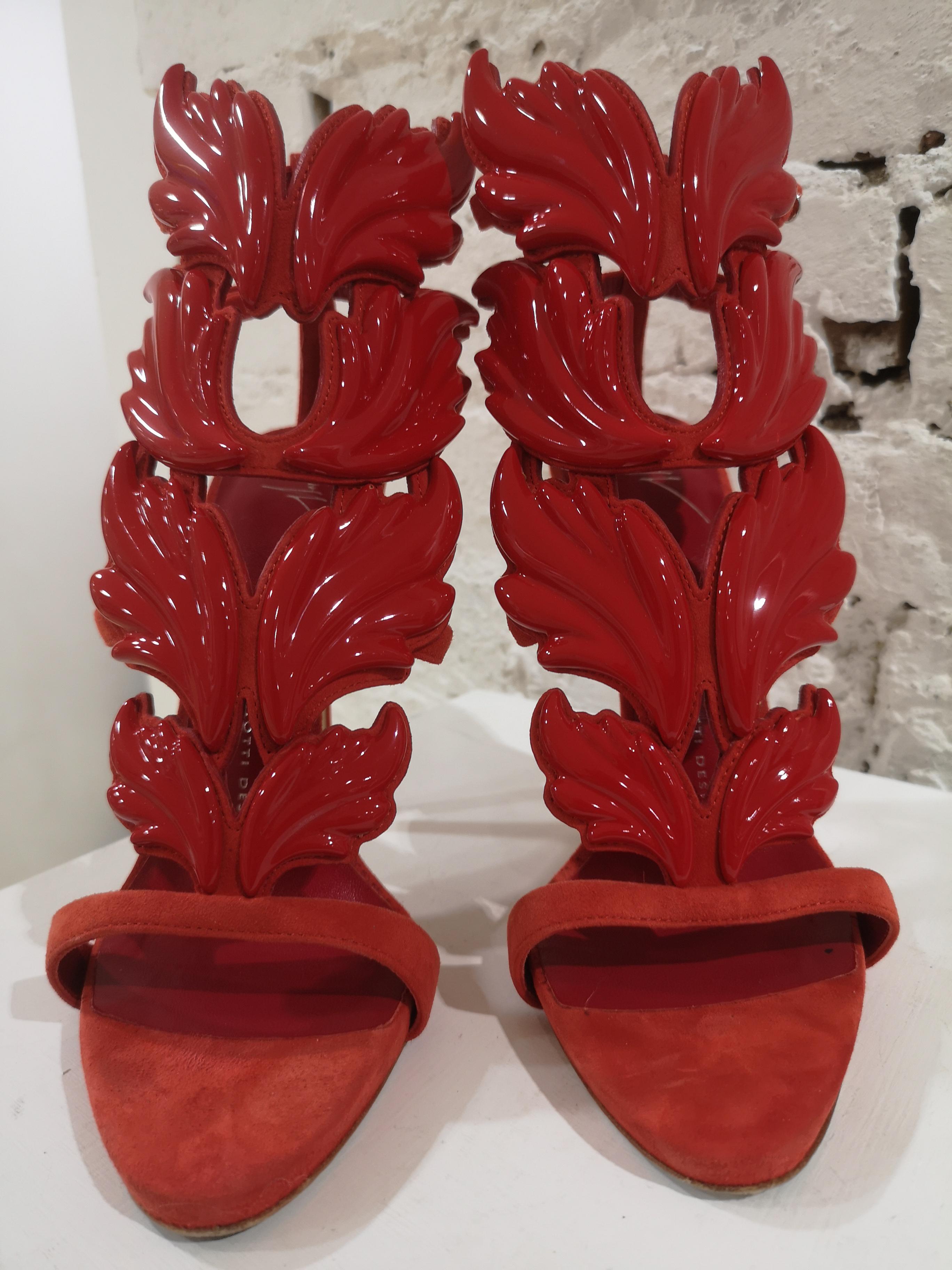 Red Giuseppe Zanotti Cruel red sandals