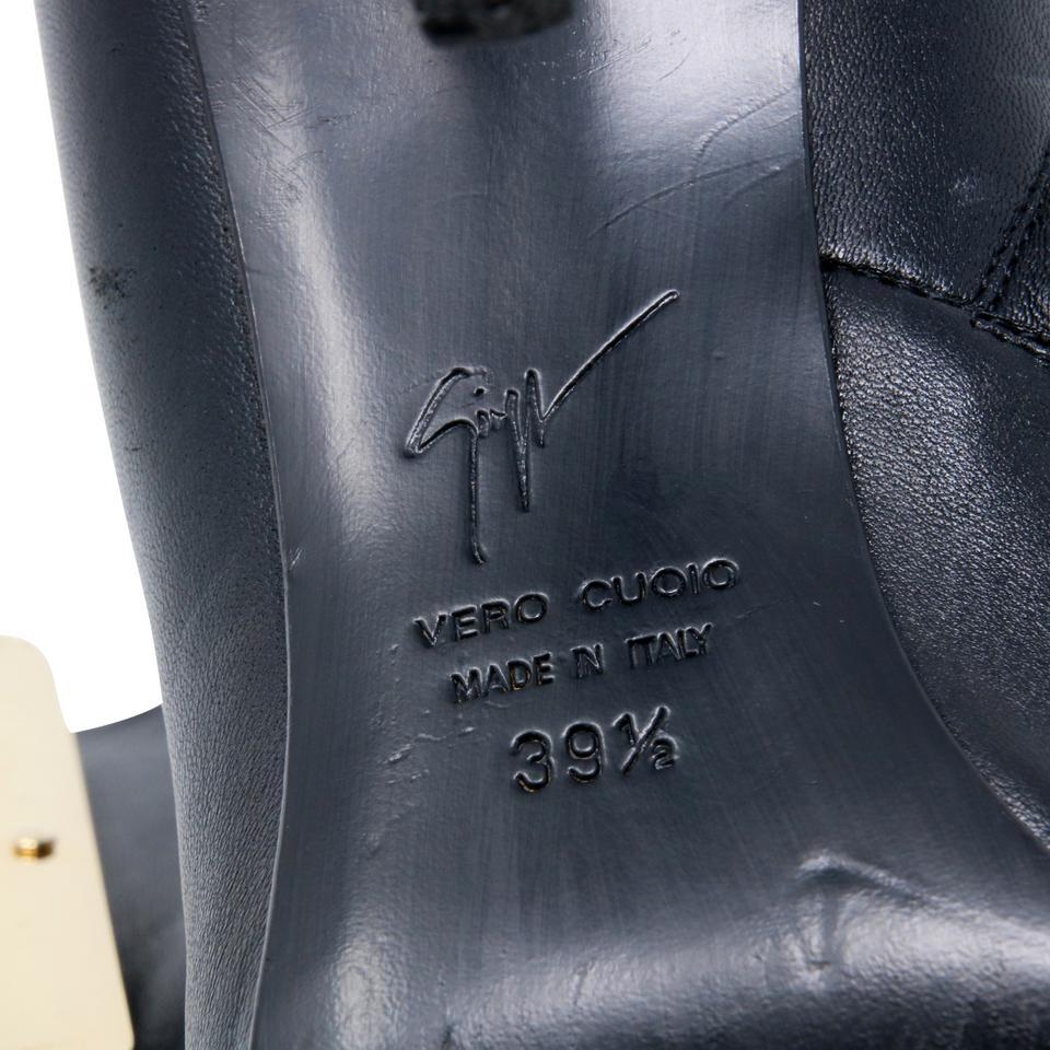 Giuseppe Zanotti Designs Piastra di Metallo Caviglia Schermata Booties 9.5 GZ-S0929P-0321 in vendita 6