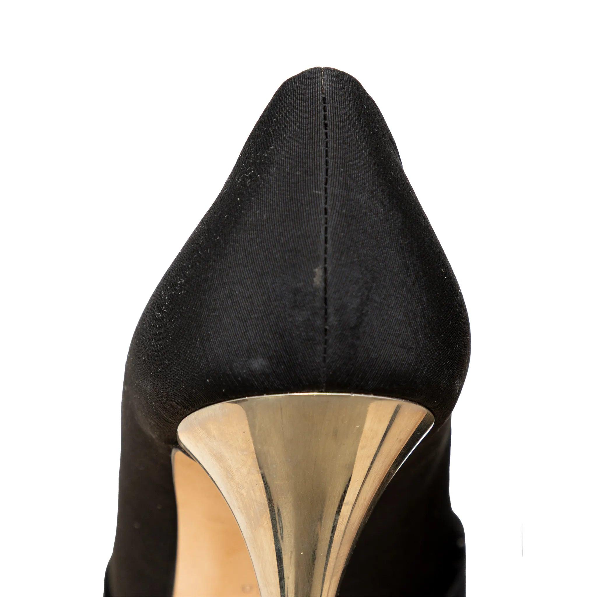 Giuseppe Zanotti Bombas de Satén Embellecedoras - '10s en venta 4