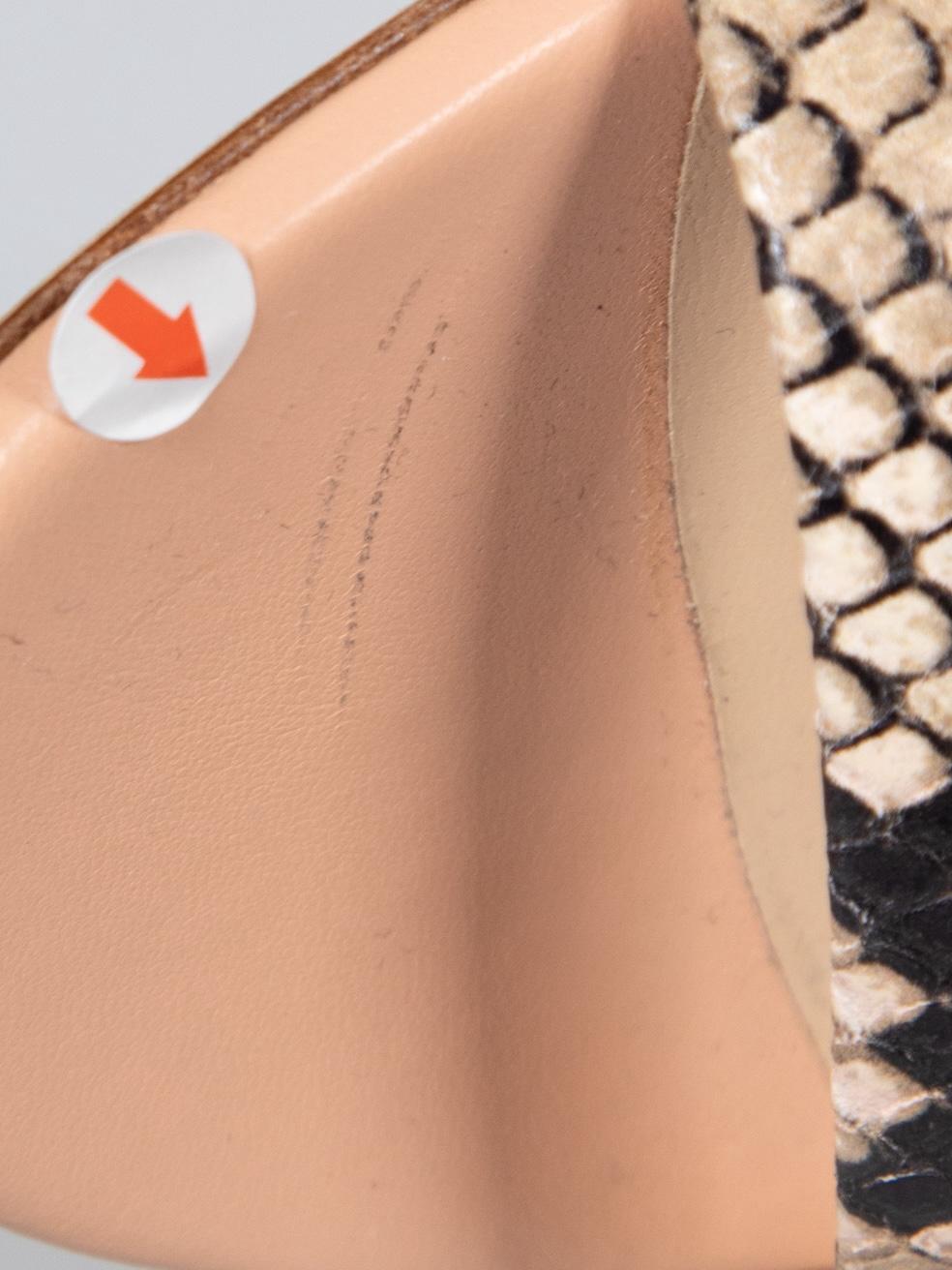 Giuseppe Zanotti for Jenifer Lopez Beige Strappy Gladiator Sandals Size IT 38.5 en vente 6