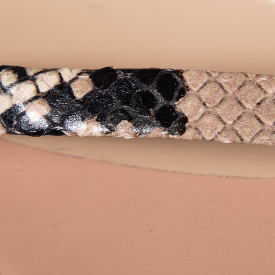 Giuseppe Zanotti for Jenifer Lopez Beige Strappy Gladiator Sandals Size IT 38.5 en vente 3