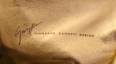 Giuseppe Zanotti Gold leather ankle boots
