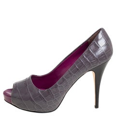 Giuseppe Zanotti, grigio, con punta a spillo in rilievo, taglia 40