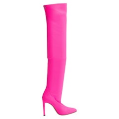 Giuseppe Zanotti Hot Pink Knee High Heeled Boots (EU 36)