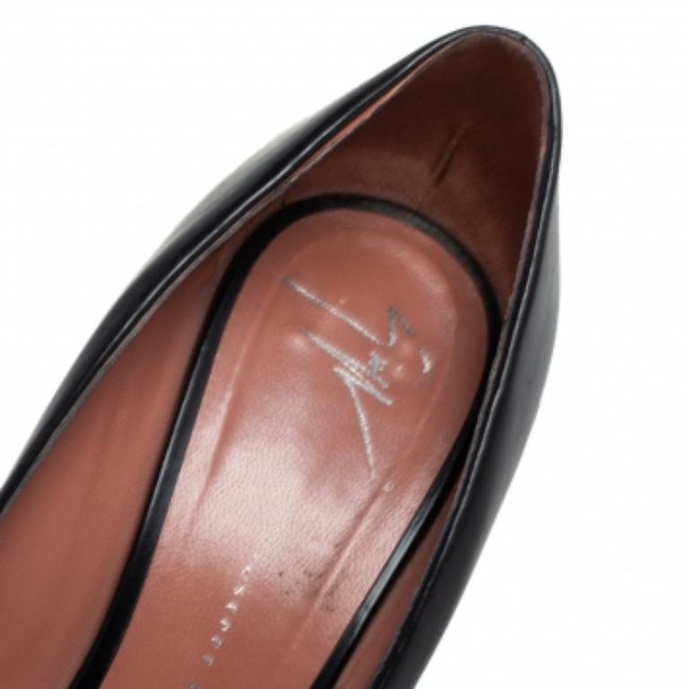 Giuseppe Zanotti Pumps Peep Toe in pelle e camoscio impreziosite da cristalli misura 37,5 In condizioni discrete in vendita a Dubai, Al Qouz 2