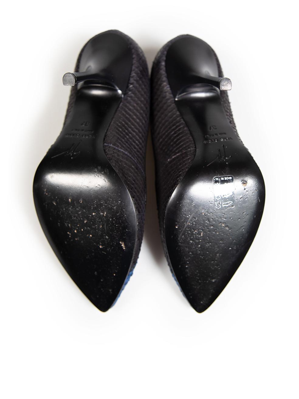 Giuseppe Zanotti Pelle Pitone Lucrezia 70 Pumps Taglia IT 37 In condizioni buone in vendita a London, GB