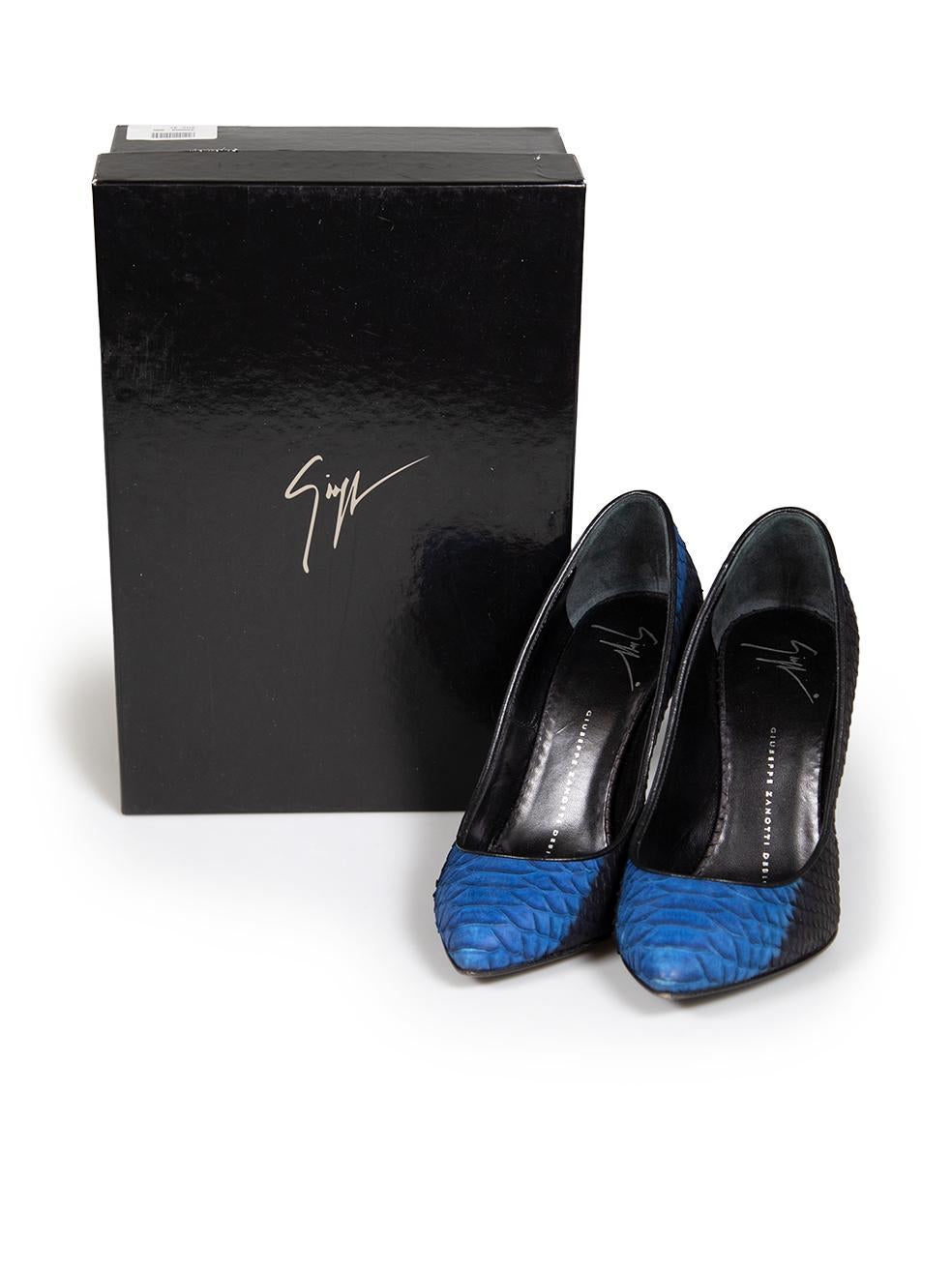 Giuseppe Zanotti Pelle Pitone Lucrezia 70 Pumps Taglia IT 37 in vendita 1