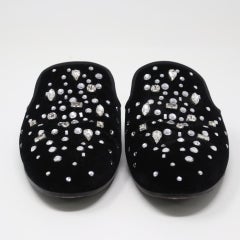 Giuseppe Zanotti Letizia Crystal 39.5 Mules GZ-1021P-0023