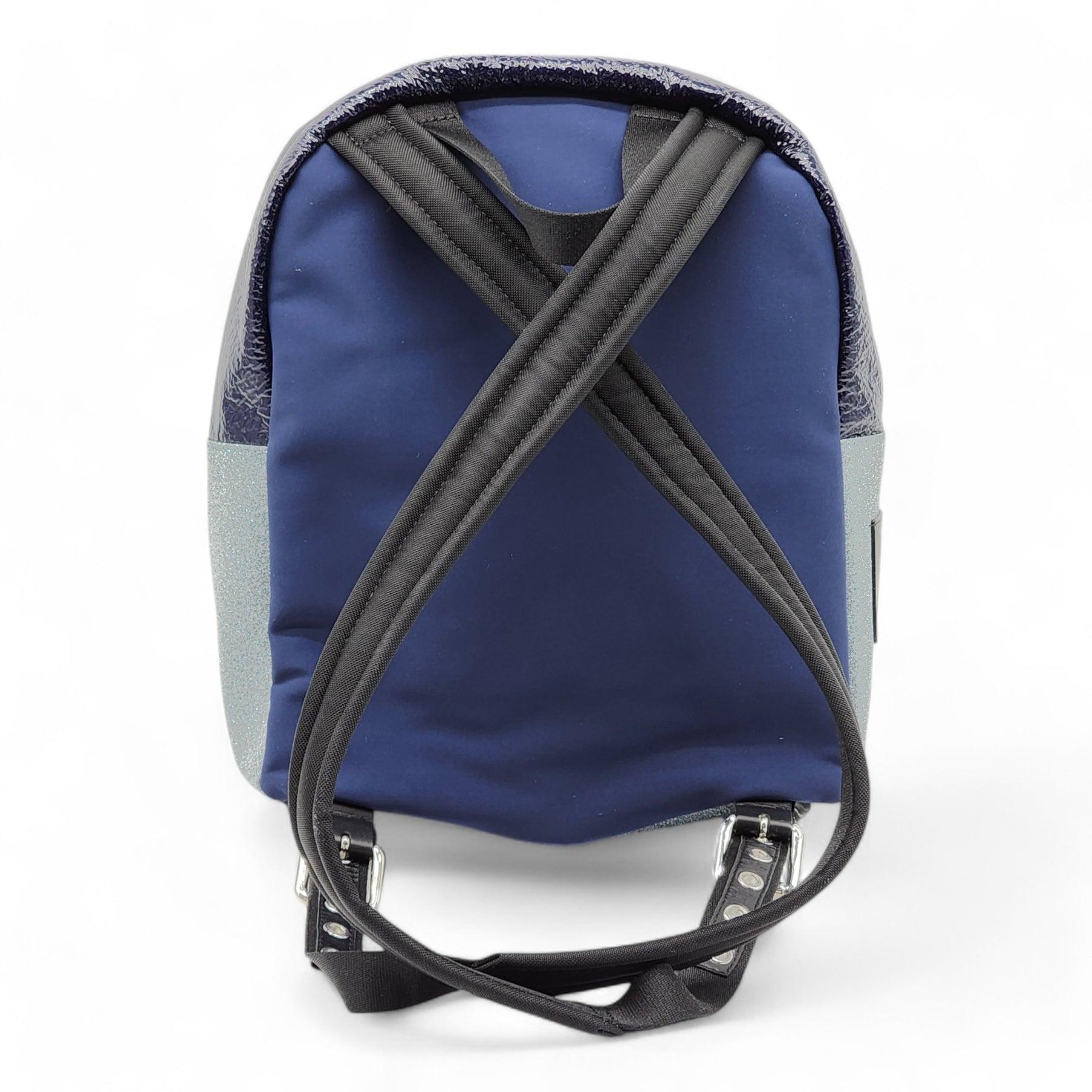 Giuseppe Zanotti Logo Backpack - Nylon, Leather, Suede in Blue.

Additional information:
Material: Made of nylon, leather and suede leather
Roomy fully lined interior
Adjustable backpack straps
Top handle
Front zippered pocket
Color: Blue
Country: