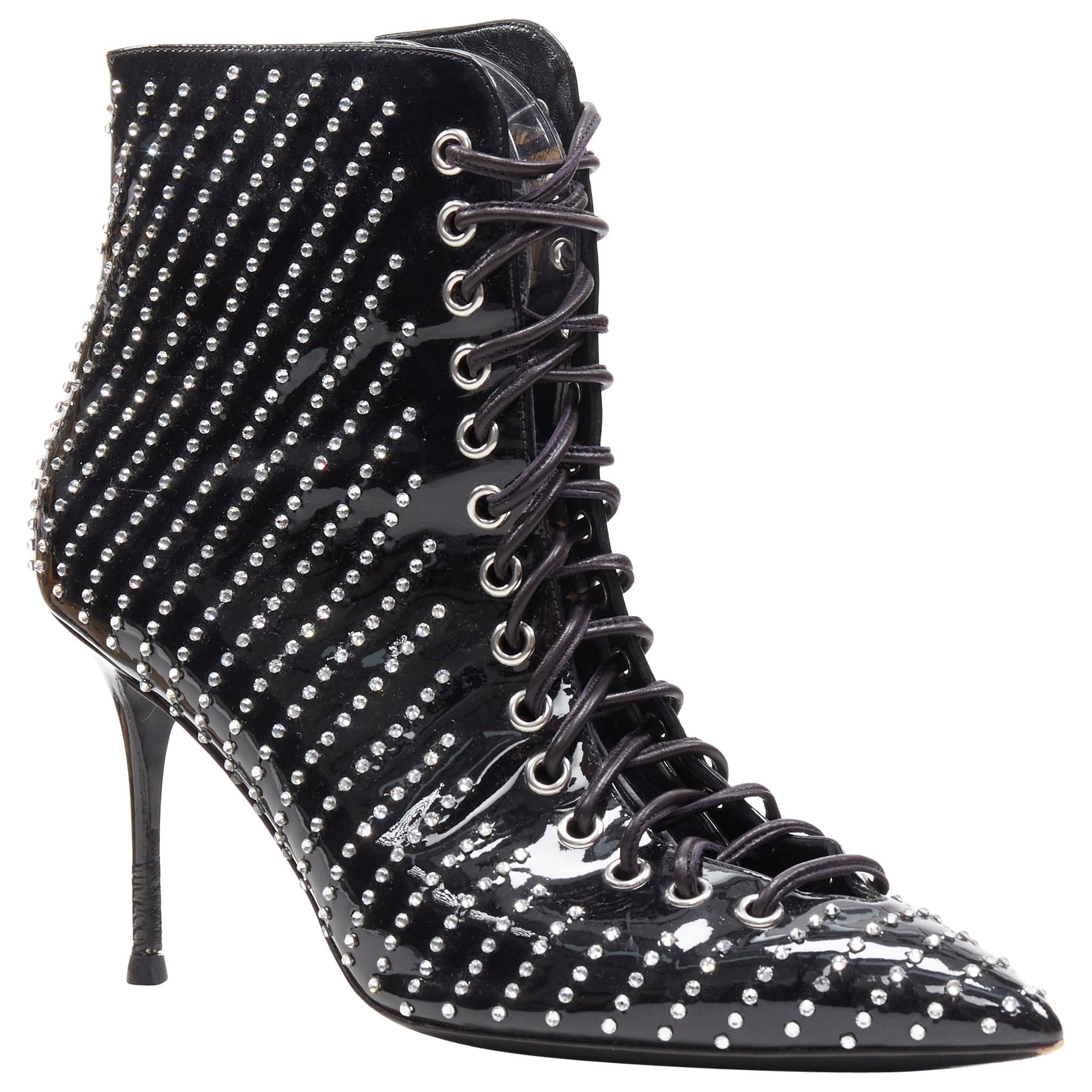 Giuseppe Zanotti Taupe Strappy Studded Sandal at 1stDibs