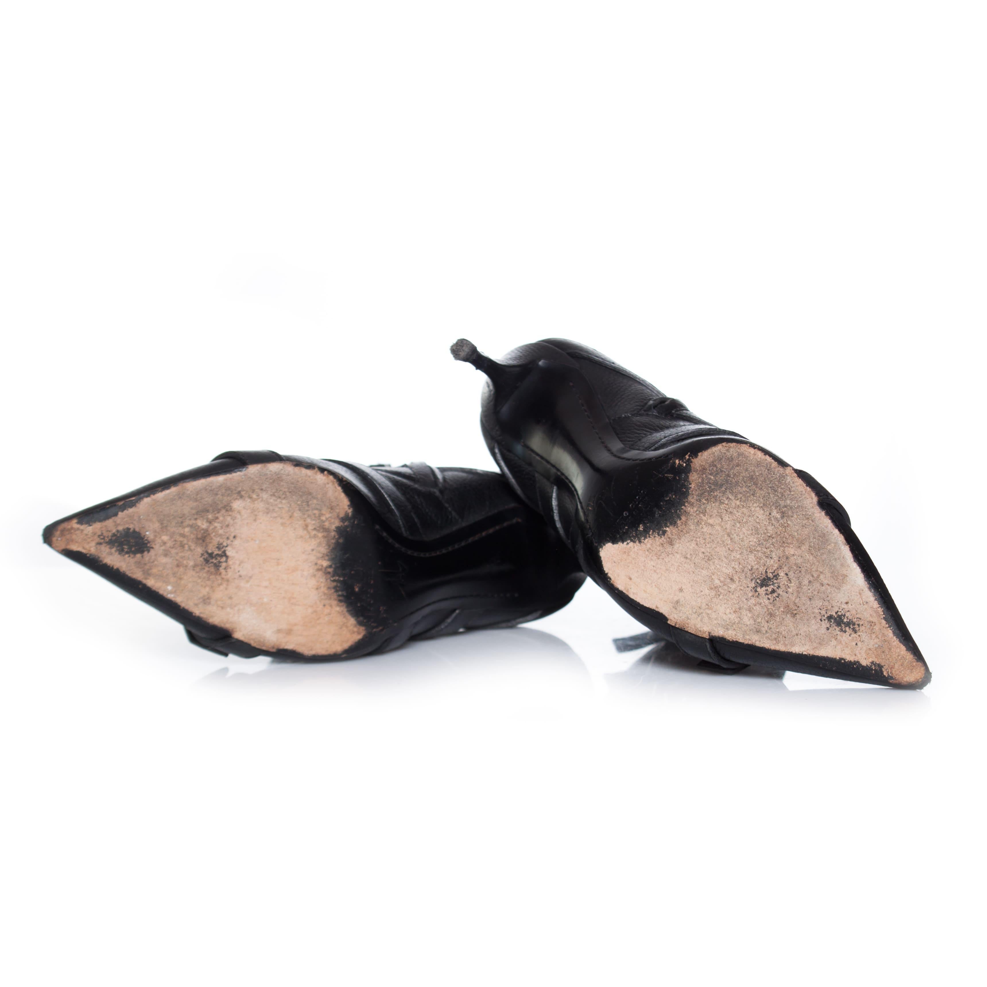 Giuseppe Zanotti, Botas con varias hebillas. en Bueno estado para la venta en AMSTERDAM, NL