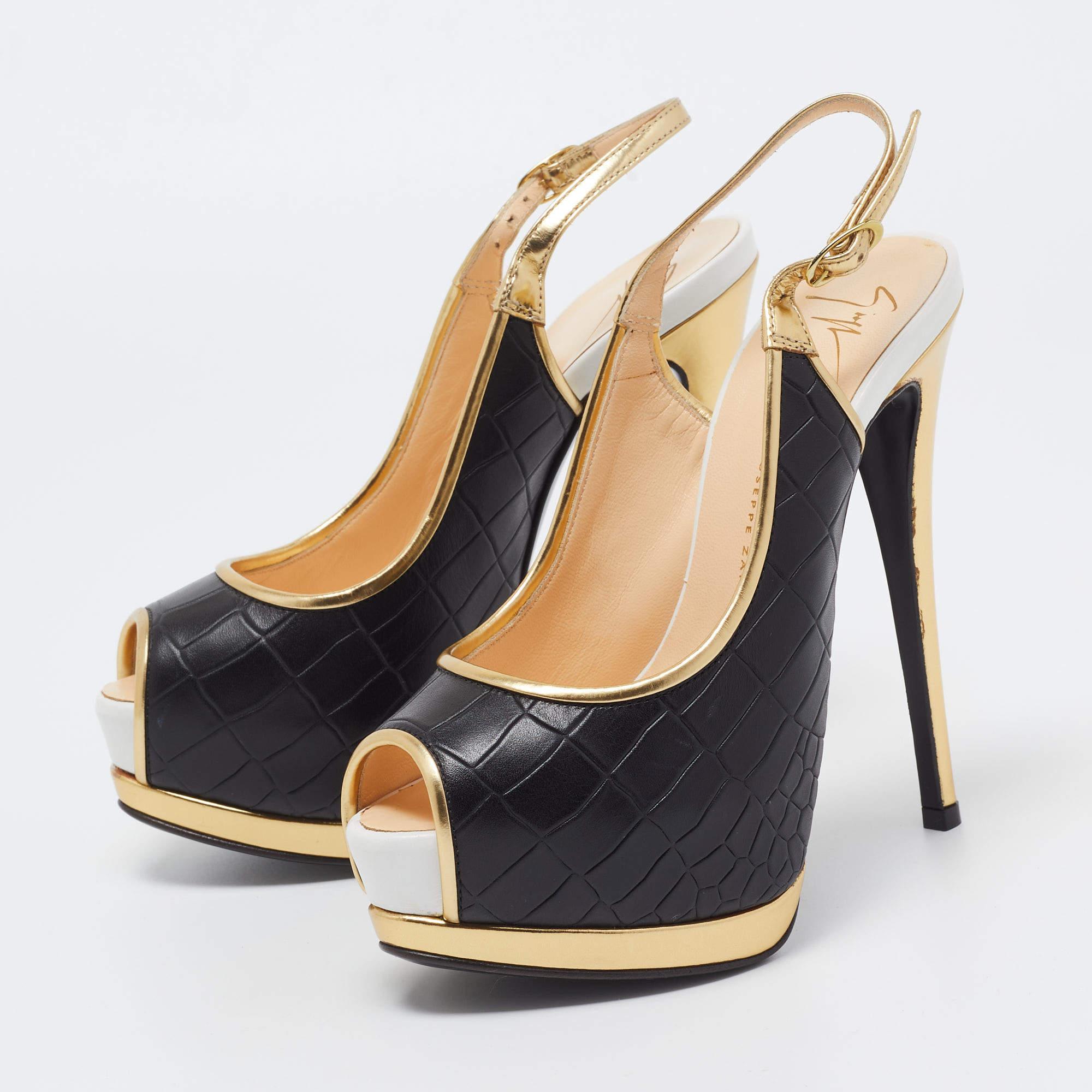 The fashion house’s tradition of excellence, coupled with modern design sensibilities, works to make these pumps a fabulous choice. They'll help you deliver a chic look with ease.


