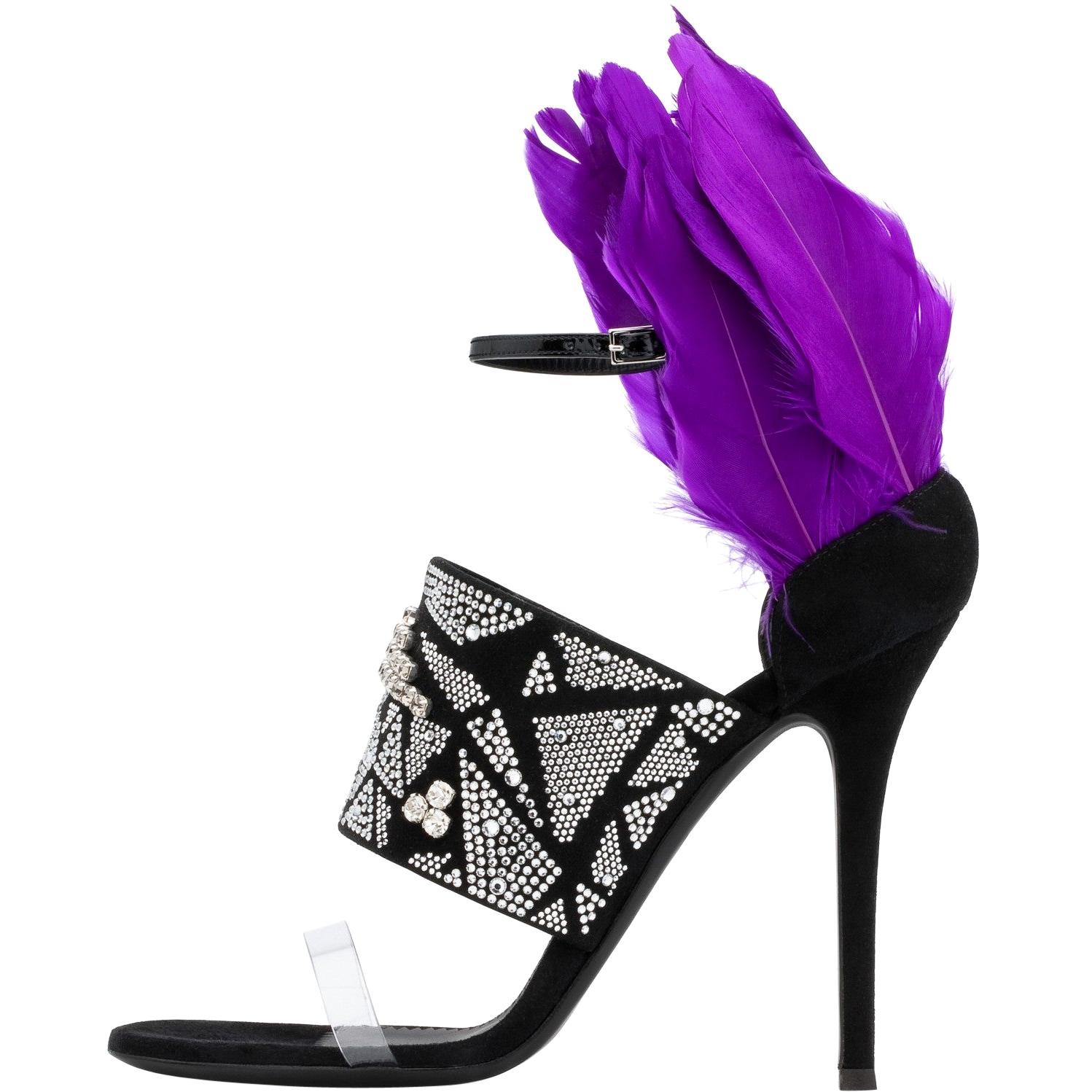 giuseppe feather heels