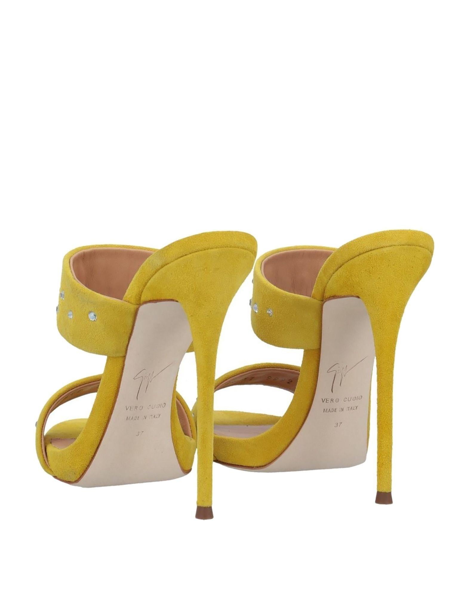 yellow giuseppe heels