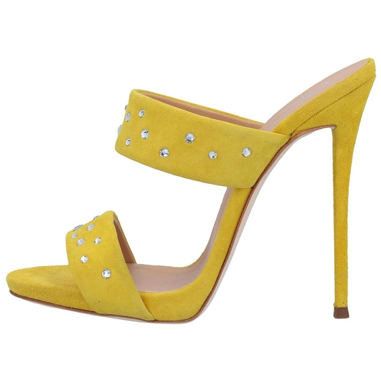yellow giuseppe heels