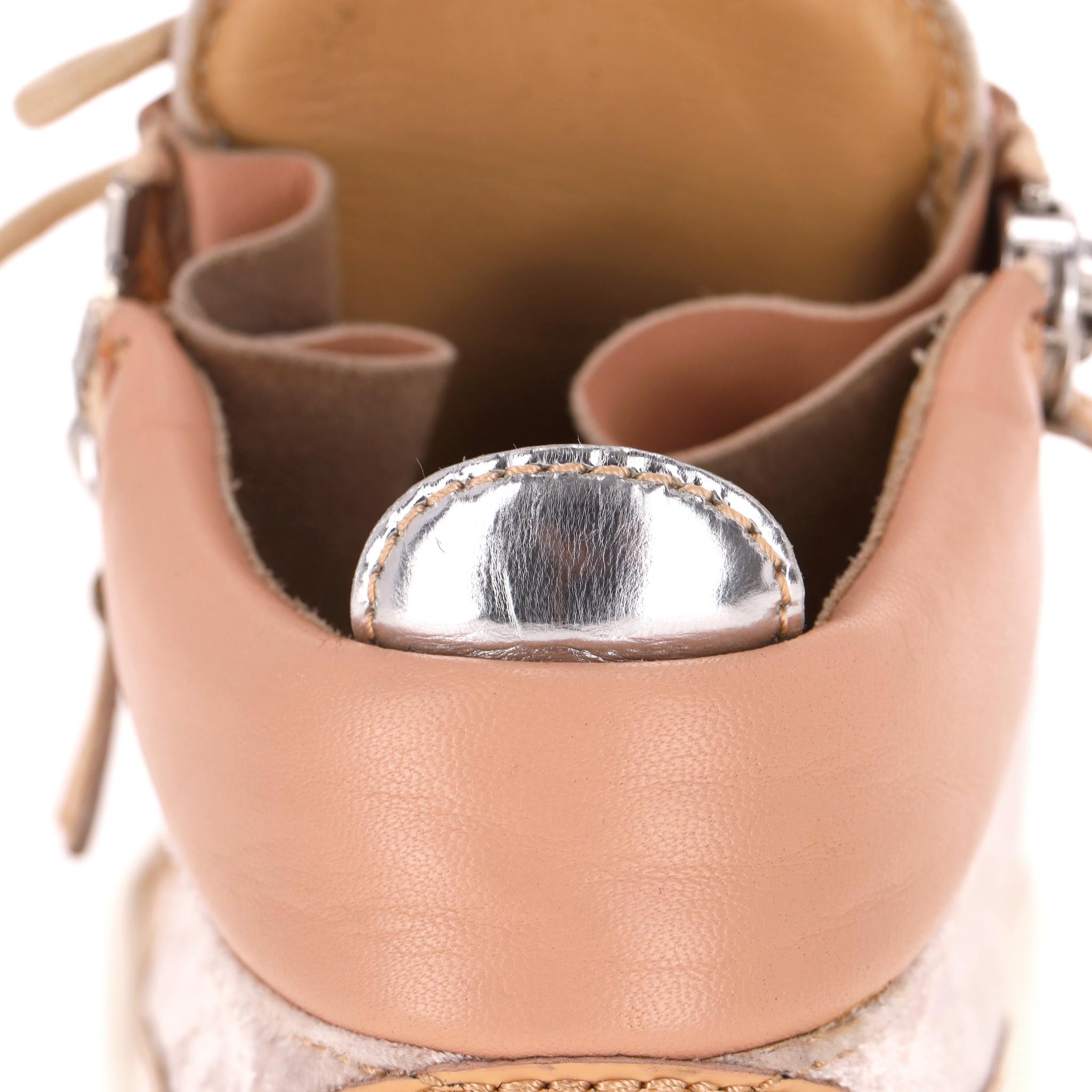 Giuseppe Zanotti - Scarpe da ginnastica alte in vernice e velluto in vendita 2