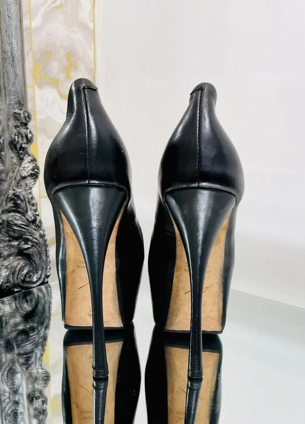 Women's Giuseppe Zanotti Peep Toe Platform Heels For Sale
