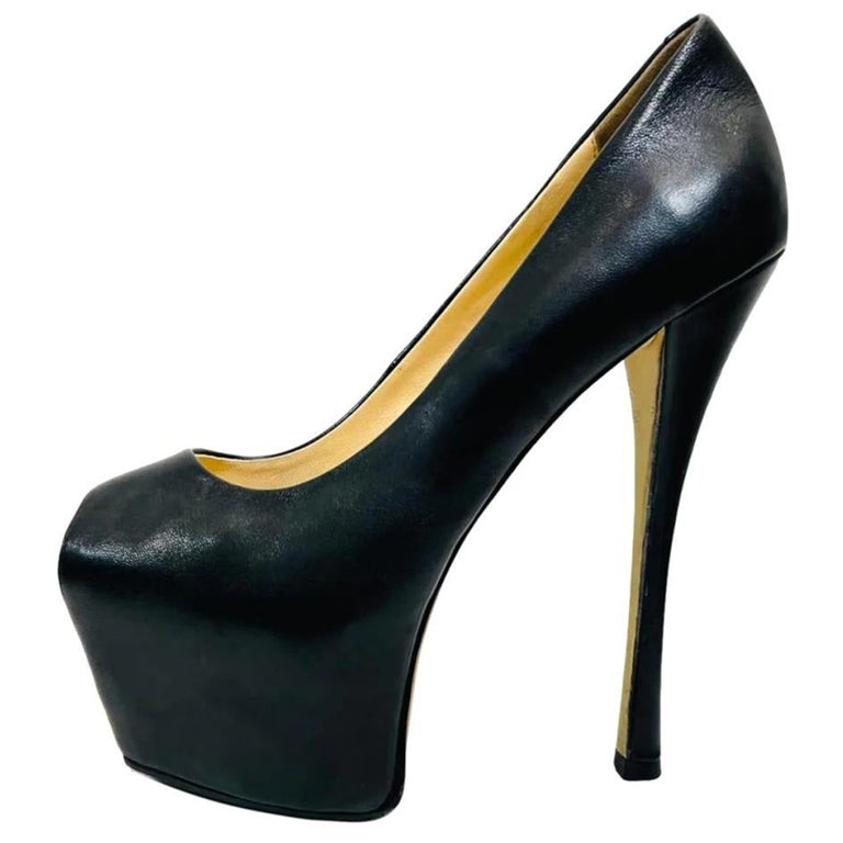 Giuseppe Zanotti Peep Toe Platform Heels For Sale at 1stDibs