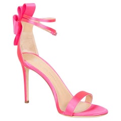 Giuseppe Zanotti Pink Bow Detail Sandals Size IT 39