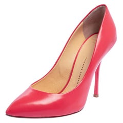 Giuseppe Zanotti Pink Leather Pointed Toe Pumps Size 40