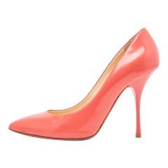 Giuseppe Zanotti Pink Leather Pointed Toe Pumps Size 40