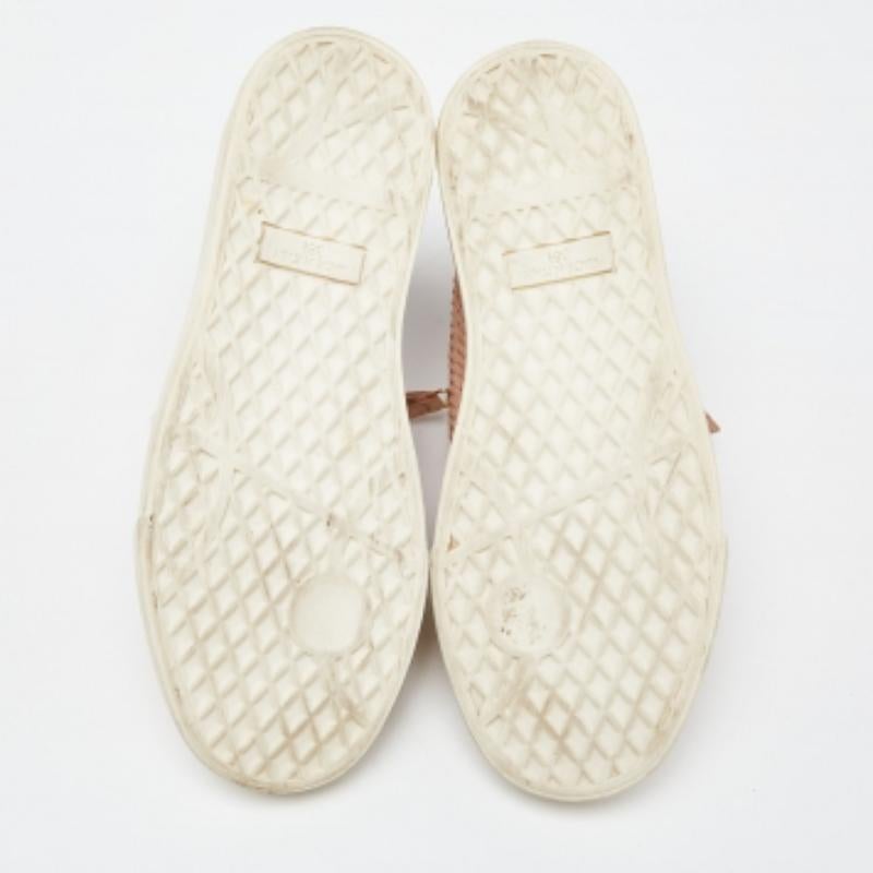 Giuseppe Zanotti Zapatillas bajas de piel Gail en relieve de pitón rosa Talla 38.5 en venta 2