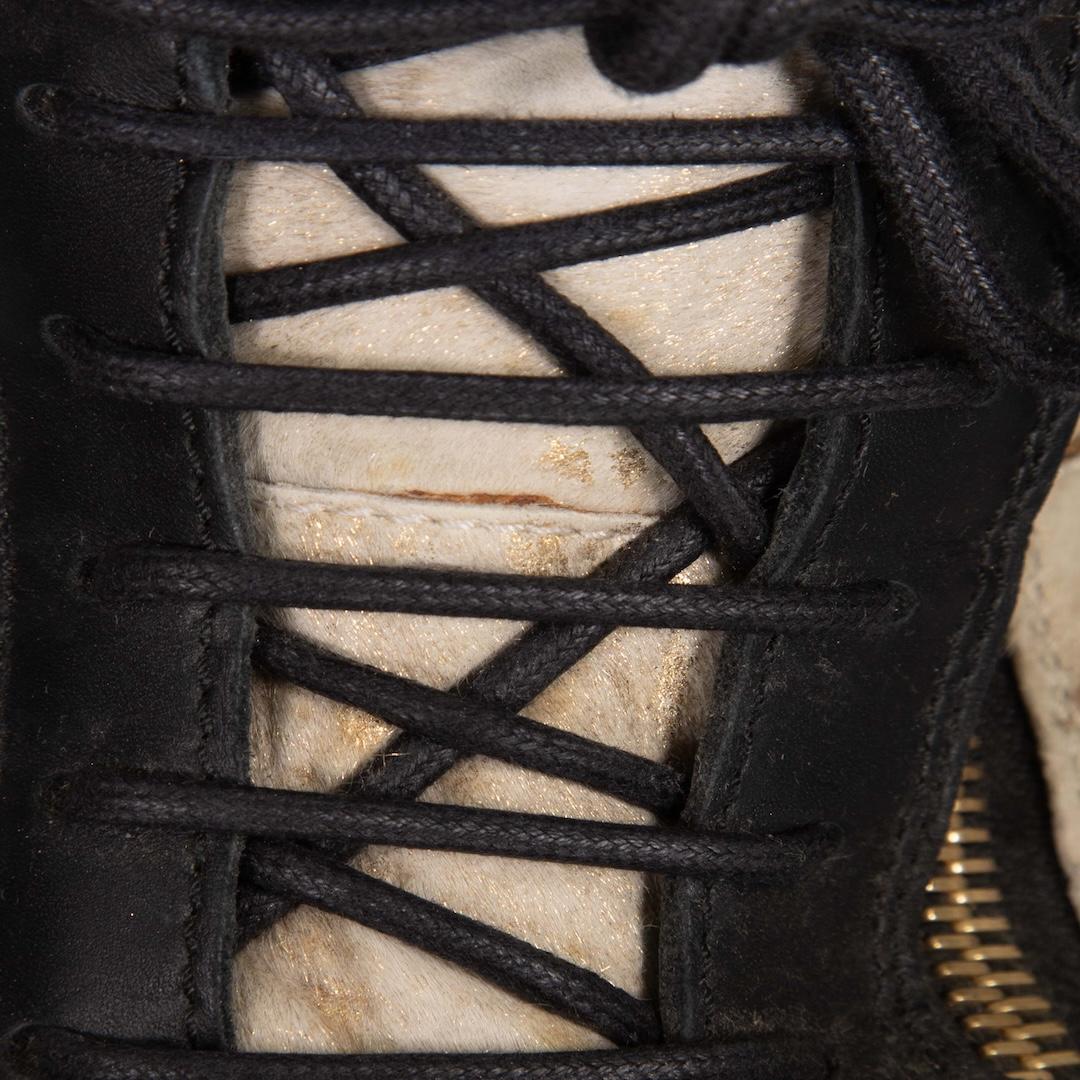 De las mujeres Giuseppe Zanotti Zapatillas altas de piel de becerro Giuseppe Zanotti Talla IT 40 en venta