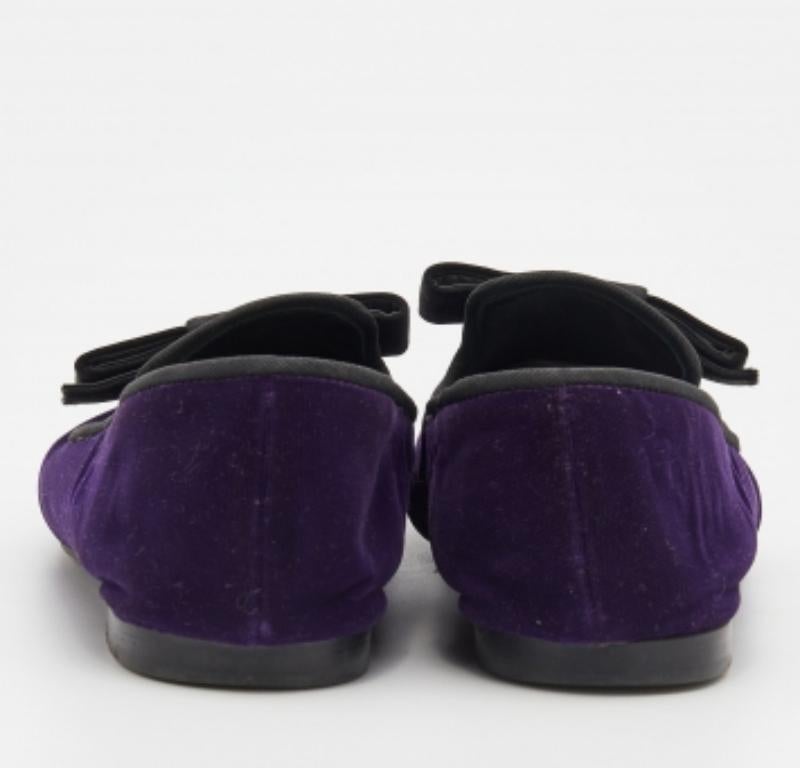 Giuseppe Zanotti Lila Samt Cap Toe Smoking Slippers Größe 39 im Angebot 2