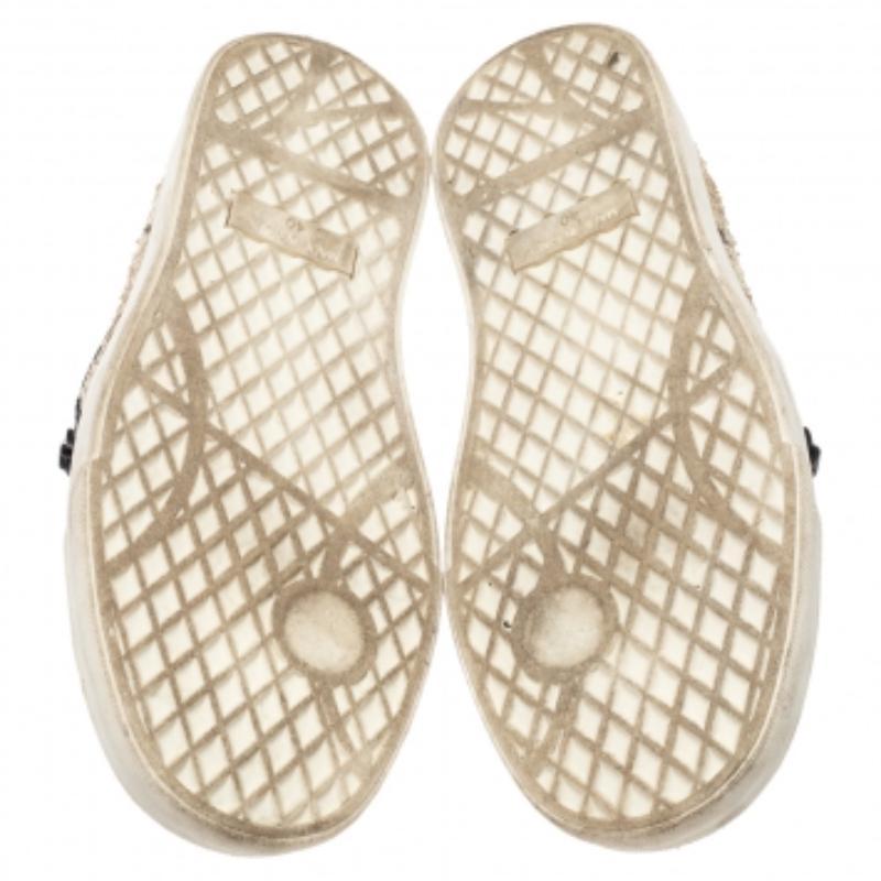 Giuseppe Zanotti Python geprägte Leder Devon Slip On Sneakers Größe 40 im Angebot 2