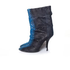 Giuseppe Zanotti,  Python leather Half Boots
