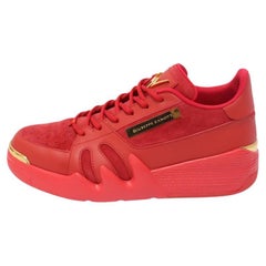Used Giuseppe Zanotti Red Low-top Sneakers EU 42