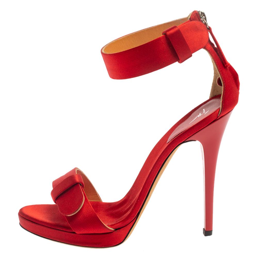 satin ankle strap heels