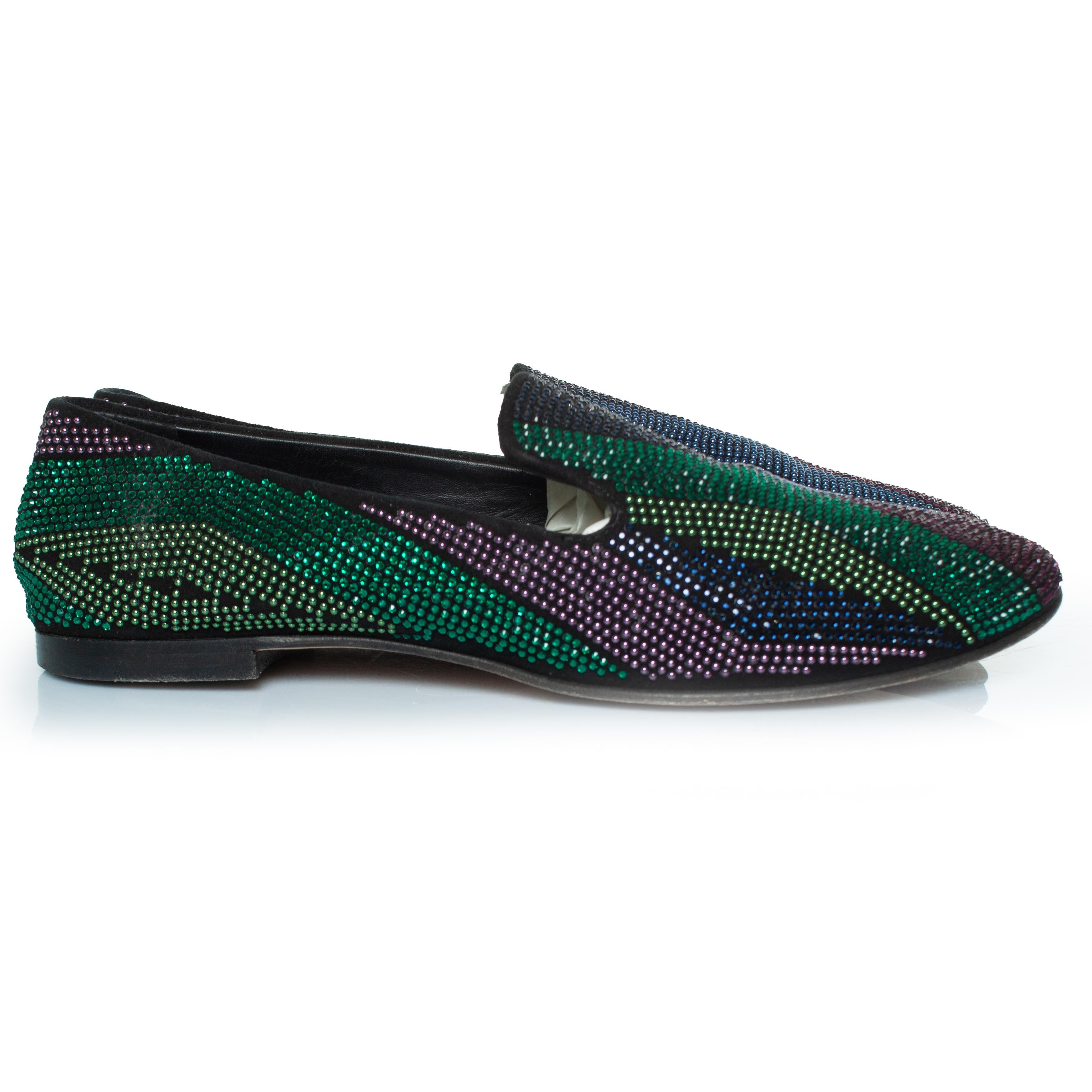 Giuseppe Zanotti, Rhinestone loafers In Excellent Condition For Sale In AMSTERDAM, NL