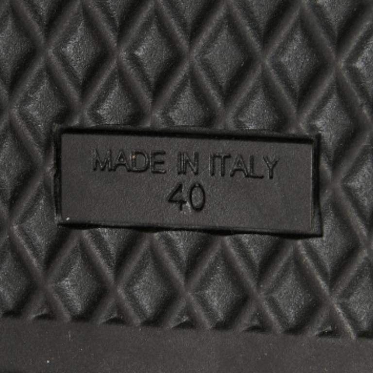 Noir Giuseppe Zanotti - Baskets à double fermeture éclair en cuir gaufré Taille 40 en vente